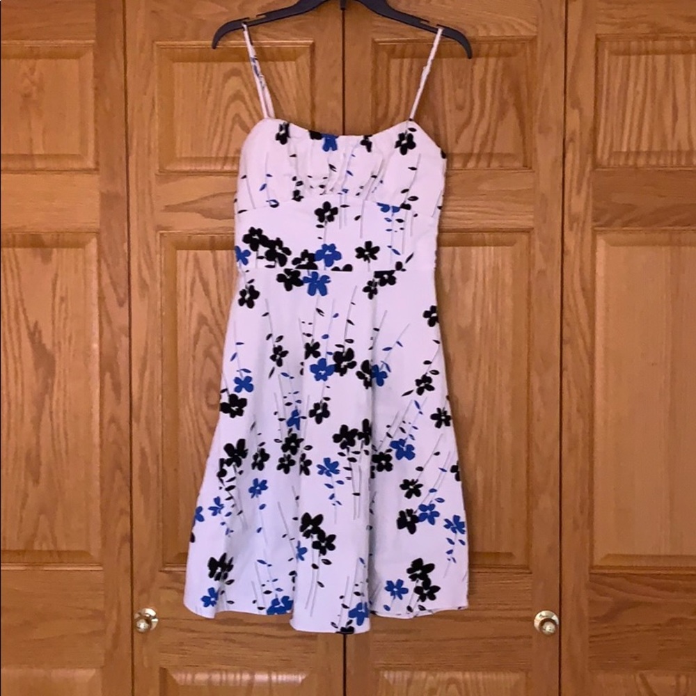 White Floral Dress